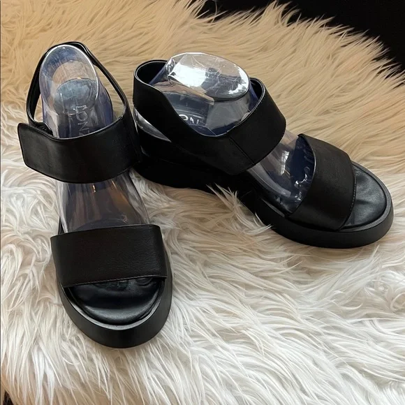 Lonza Cample Black Platform Sandals Size EU42
